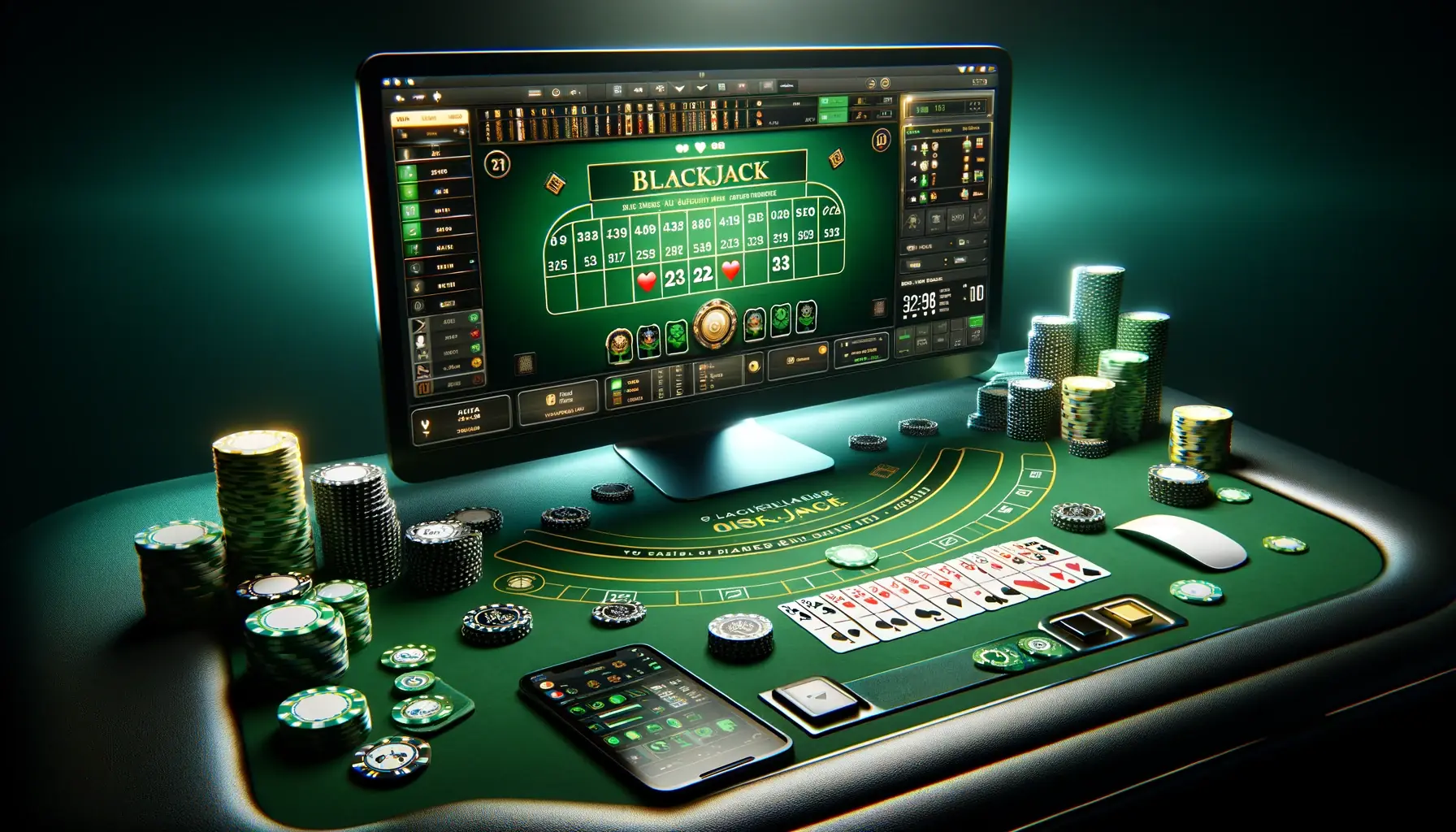 Red Dog blackjack game